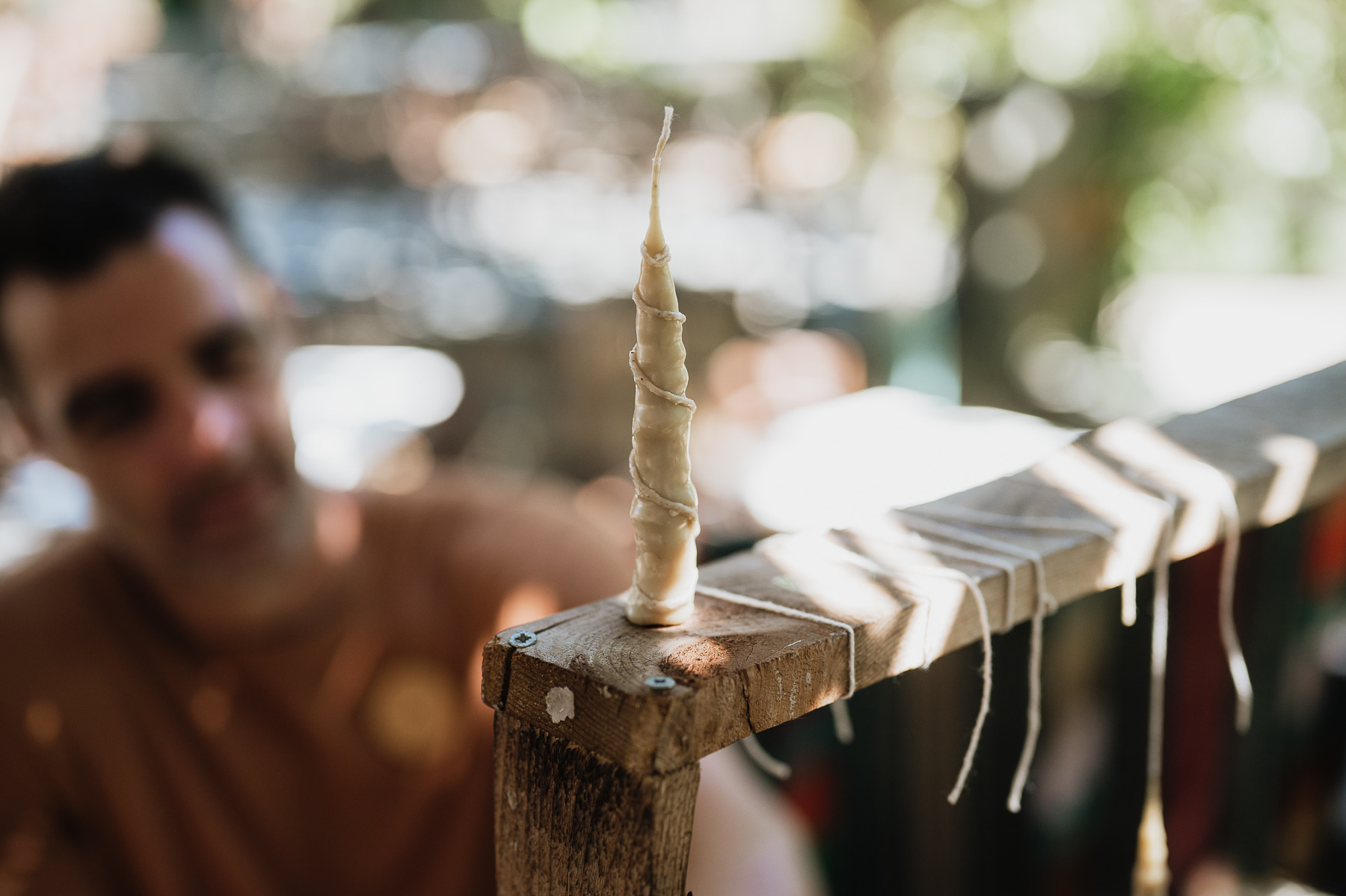 Learning the lost art of traditional candle-making is still very much alive at Kinsterna Hotel in Monemvasia, one of the top eco-friendly hotels in Greece.