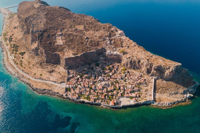 Discovering the rock and castle town is one of the top things to do in Monemvasia. 